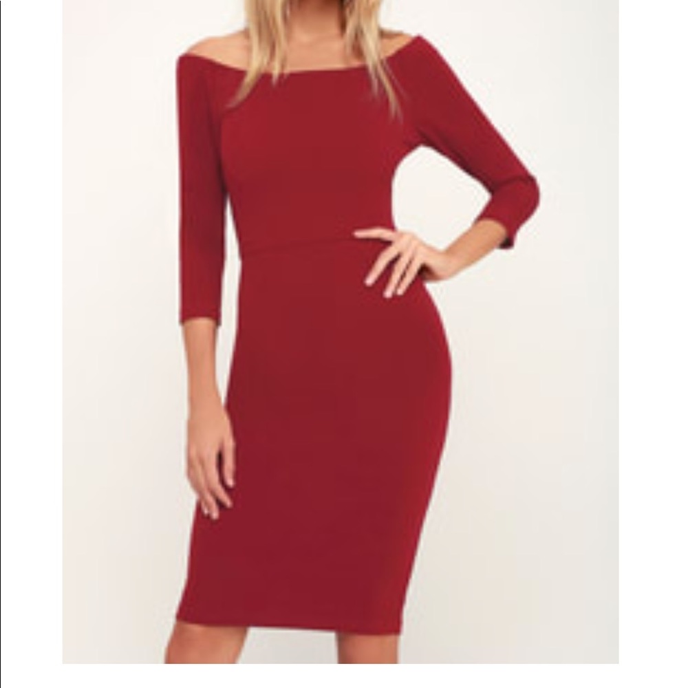 Lulus bodycon midi dress